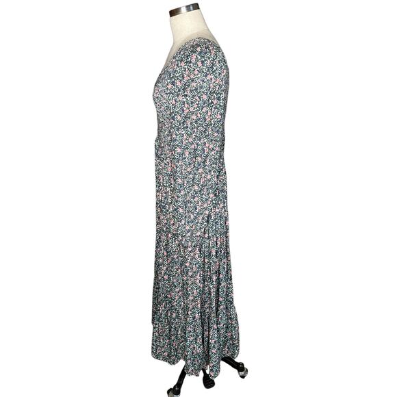 APIECE APART Olivas Dainty Floral Smocked Maxi Dress Women's Size Small - Picture 3 of 8